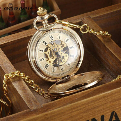 Montre à gousset à mouvement mécanique et cadrans romains Ma montre à gousset