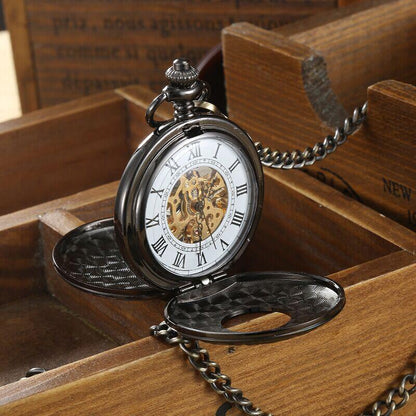 Montre à gousset à mouvement mécanique et cadrans romains Ma montre à gousset