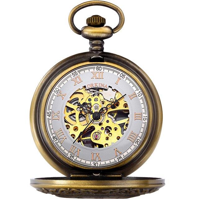 Montre à gousset de bureau mouvement à remontage mécanique Ma montre à gousset