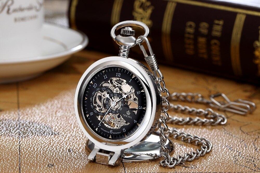Montre à gousset de bureau mouvement à remontage mécanique Ma montre à gousset