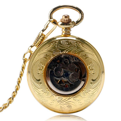 Montre à gousset mécanique à remontage automatique par balancier et manuel boitier doré Ma montre à gousset