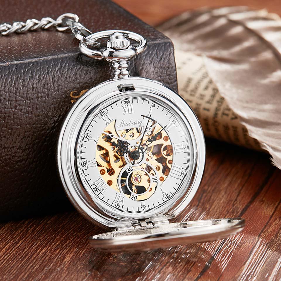 Montre à gousset mecanique à remontage manuel ailes d'anges Ma montre à gousset