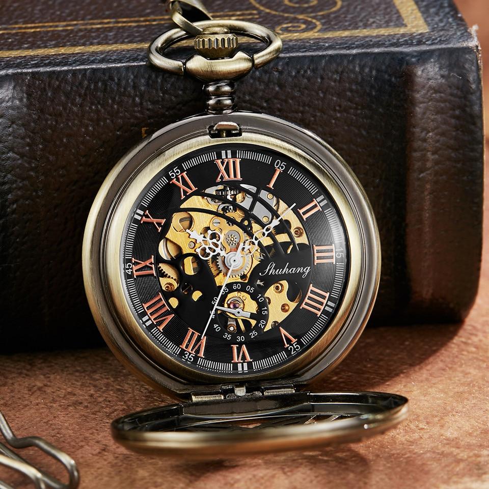 Montre à gousset mecanique à remontage manuel ailes d'anges Ma montre à gousset