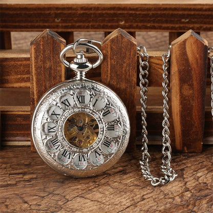 Montre à gousset mécanique à remontage manuel boitier doré Ma montre à gousset