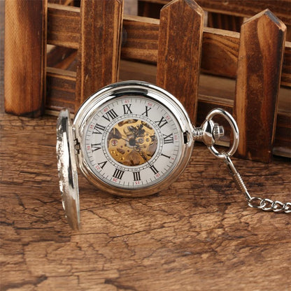 Montre à gousset mécanique à remontage manuel boitier doré Ma montre à gousset