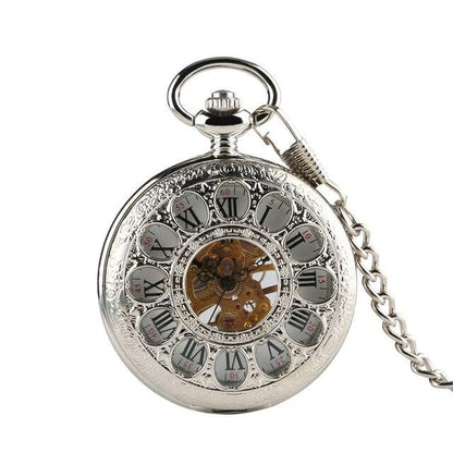 Montre à gousset mécanique à remontage manuel boitier doré Ma montre à gousset