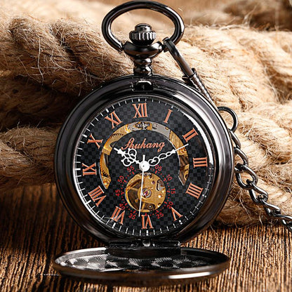 Montre à gousset mécanique à remontage manuel capot ajouré Ma montre à gousset