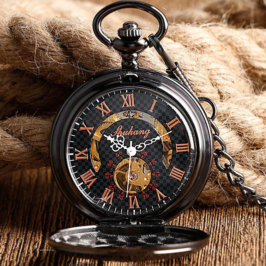 Montre à gousset mécanique à remontage manuel capot ajouré Ma montre à gousset