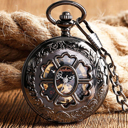 Montre à gousset mécanique à remontage manuel capot ajouré Ma montre à gousset