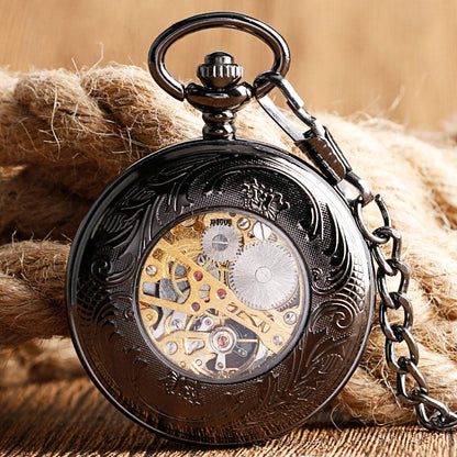 Montre à gousset mécanique à remontage manuel capot ajouré Ma montre à gousset