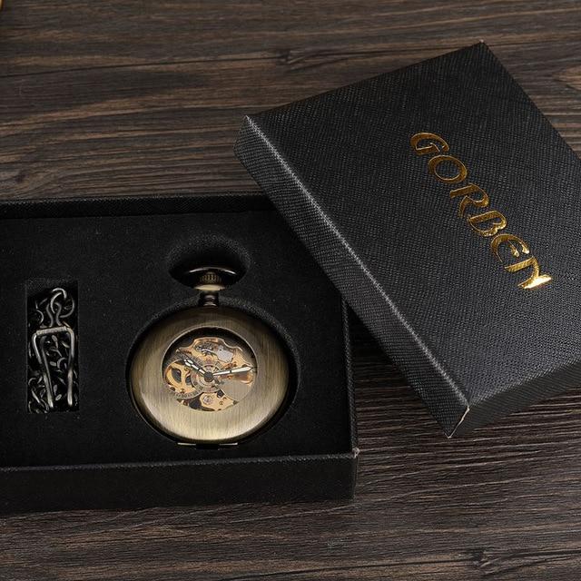 Montre à gousset mécanique à remontage manuel couleur bronze Ma montre à gousset