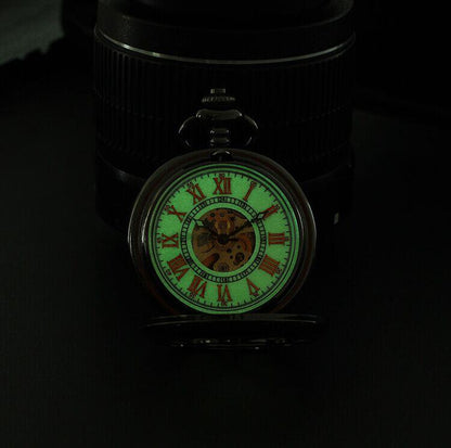 Montre à gousset mécanique à remontage manuel et cadran luminescent Ma montre à gousset