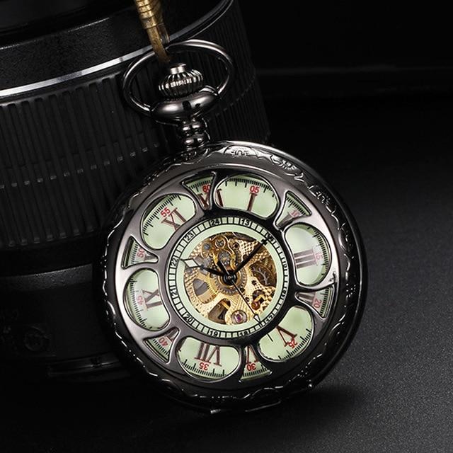 Montre à gousset mécanique à remontage manuel et cadran luminescent Ma montre à gousset