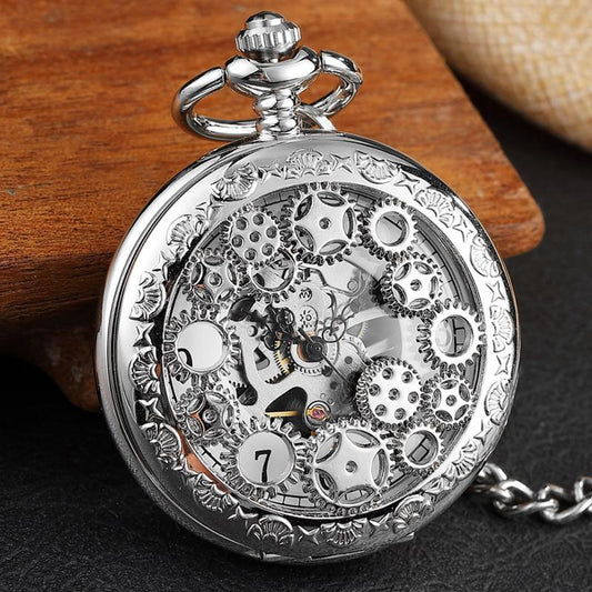 Montre à gousset mécanique capot avant décoré Ma montre à gousset