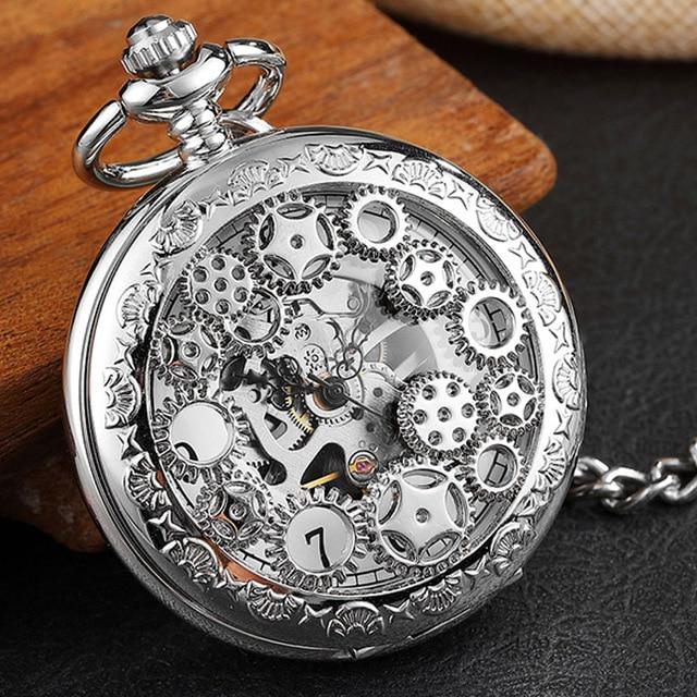 Montre à gousset mécanique capot avant décoré Ma montre à gousset