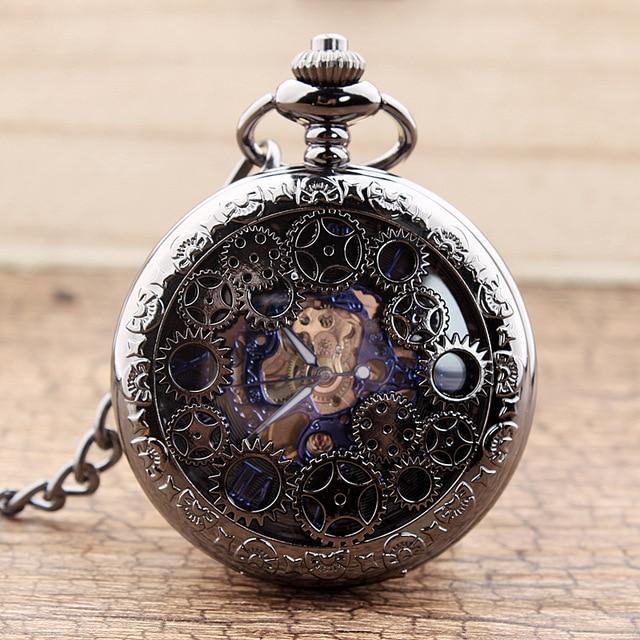 Montre à gousset mécanique capot avant décoré Ma montre à gousset