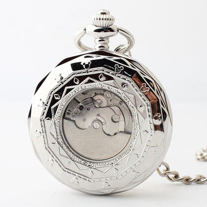 Montre à gousset mécanique et phase de lune, mouvement automatique à remontage par balancier Ma montre à gousset