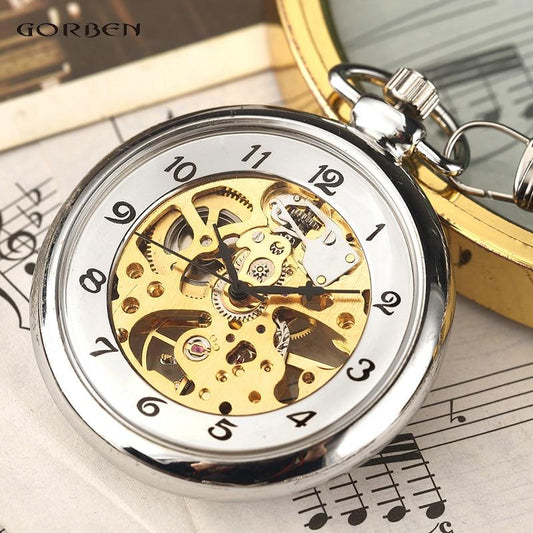 Montre à gousset mécanique mouvement automatique à remontage manuel Ma montre à gousset