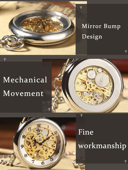 Montre à gousset mécanique mouvement automatique à remontage manuel Ma montre à gousset