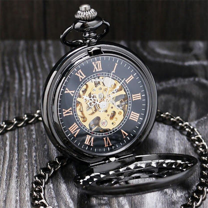 Montre à gousset mouvement  apparents par fenêtre en hardlex Ma montre à gousset