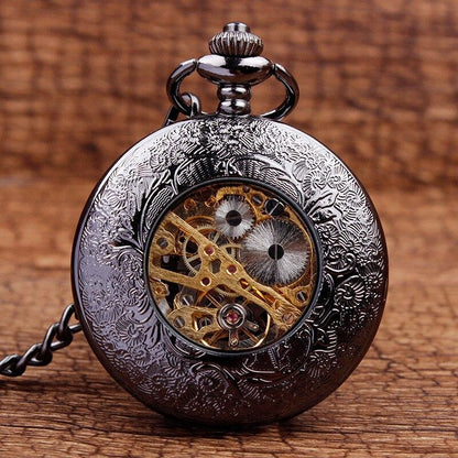 Montre à gousset mouvement mécanique à remontage manuel et cadran luminecent Ma montre à gousset