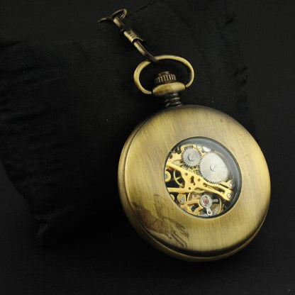Montre à gousset mouvement mécanique à remontage manuel et pierres bleues Ma montre à gousset