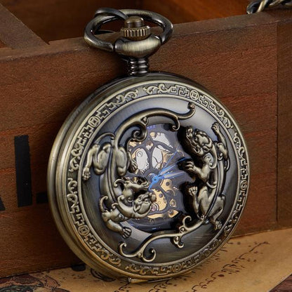 Montre à gousset mouvement mécanique à remontage manuel thématique du chien Ma montre à gousset