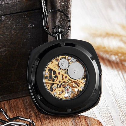 Montre à gousset mouvement mecanique boitier sans capot et chiffres romains Ma montre à gousset