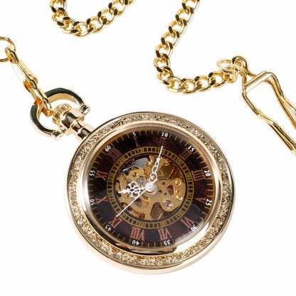 Montre à gousset mouvement mécanique sans capot à remontage manuel Ma montre à gousset