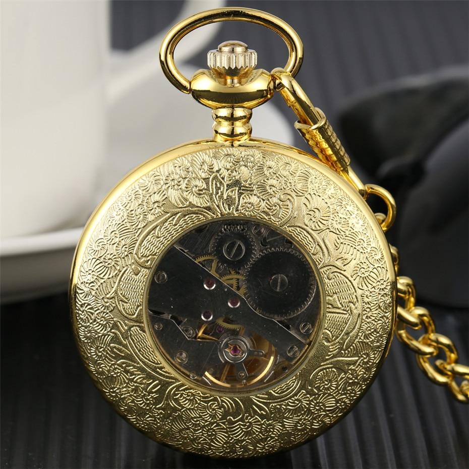 Montre à gousset phase de lune et mouvement mécanique à remontage manuel Ma montre à gousset