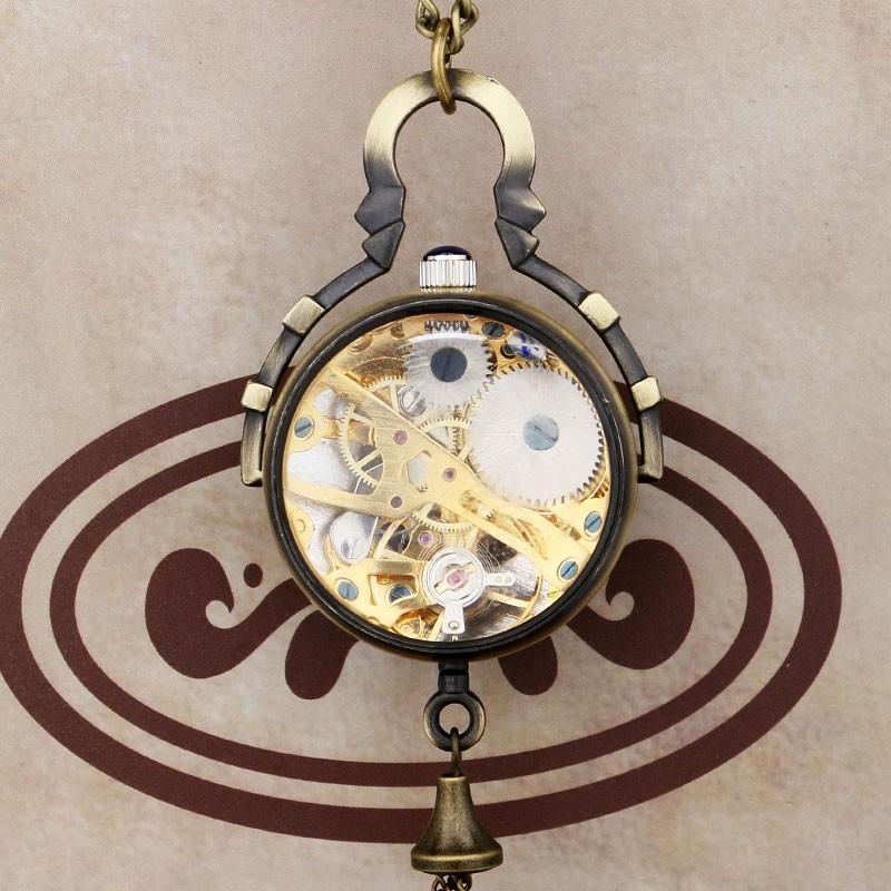 Montre à gousset ronde mouvement mécanique à remontage manuel Ma montre à gousset
