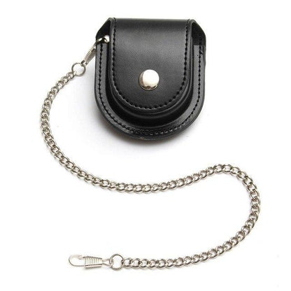 Pochette cuire pour montre à gousset avec chaîne Ma montre à gousset