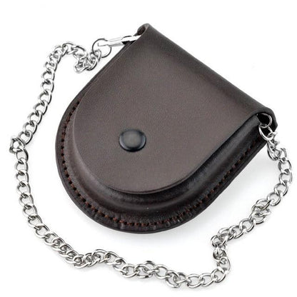 Pochettes cuire montre à gousset, boite cuir et chaîne Ma montre à gousset