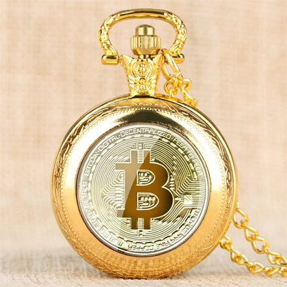 Montre à gousset Bitcoin, mouvement quartz, pour les Mineurs de bitcoin aguerris Ma montre à gousset