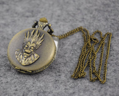 Montre à gousset mécanique quartz Personnage de manga Ma montre à gousset