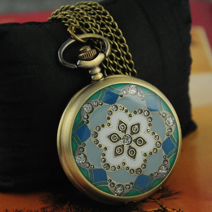 Montre à gousset mouvement quartz au style oriental Ma montre à gousset