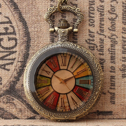 Montre à gousset Arlequins, mouvements quartz et chiffres Romains Ma montre à gousset