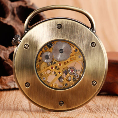 Montre à gousset style chrono mouvement mécanique à remontage manuel et chiffres Romains Ma montre à gousset